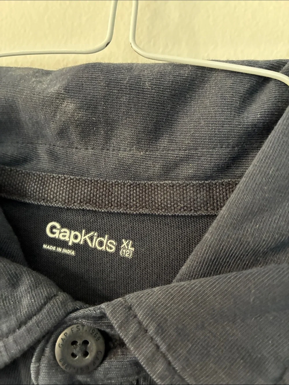 GAP BIG BOYS Short-Sleeve Polo in Dark Navy